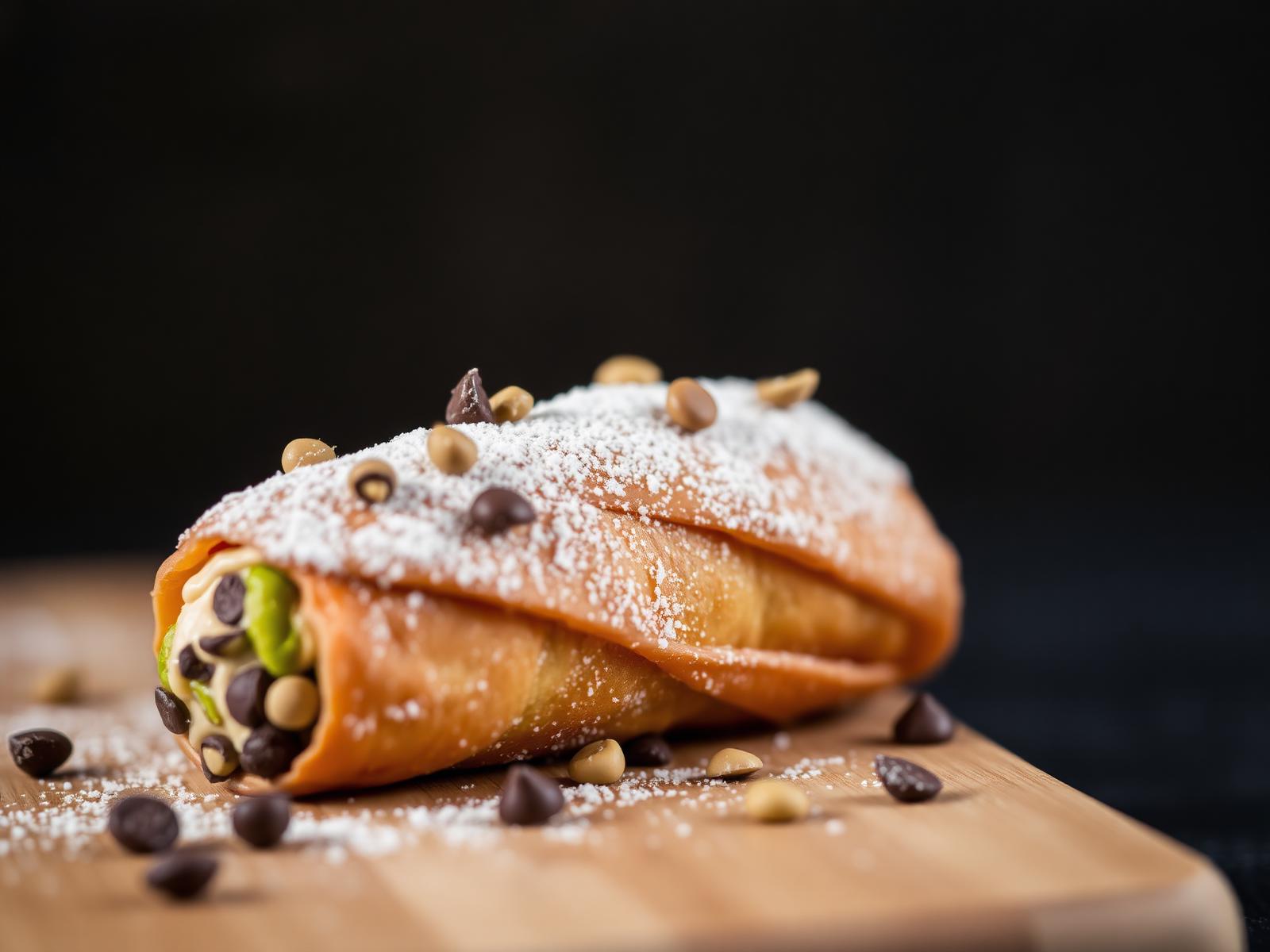 Fresh cannoli